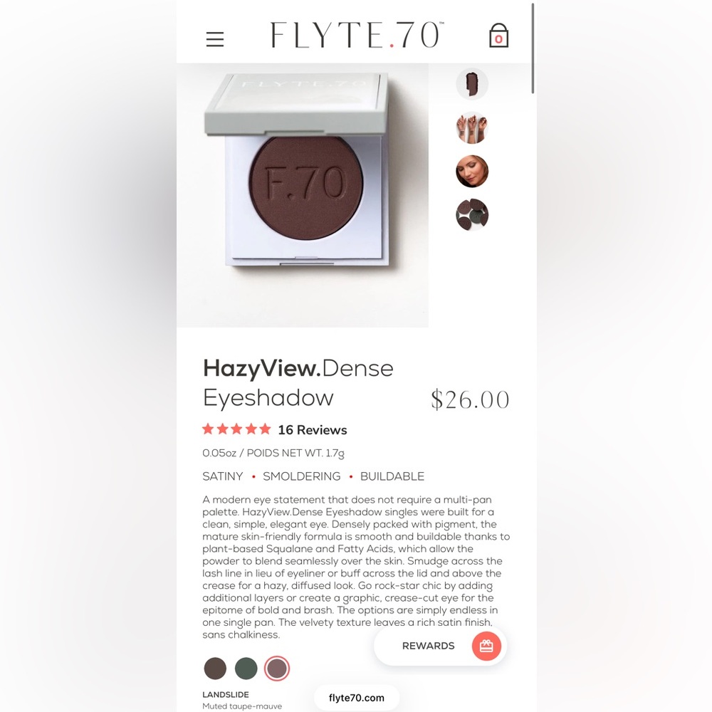 Flyte 70 Eye Shadow Landslide